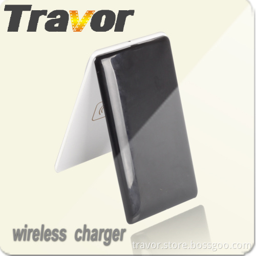 Qi Receiver Wireless Charger with Genunie Leather for Samsung/HTC/iPhone/Nokia
